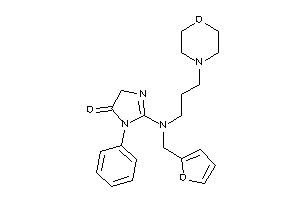 2-[2-furfuryl(3-morpholinopropyl)amino]-3-phenyl-2-imidazolin-4-one