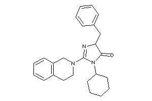 5-benzyl-3-cyclohexyl-2-(3,4-dihydro-1H-isoquinolin-2-yl)-2-imidazolin-4-one