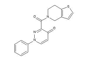 3-(6,7-dihydro-4H-thieno[3,2-c]pyridine-5-carbonyl)-1-phenyl-pyridazin-4-one