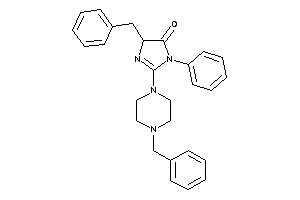 5-benzyl-2-(4-benzylpiperazino)-3-phenyl-2-imidazolin-4-one