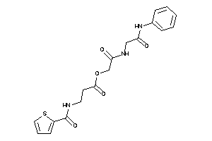 3-(2-thenoylamino)propionic Acid [2-[(2-anilino-2-keto-ethyl)amino]-2-keto-ethyl] Ester