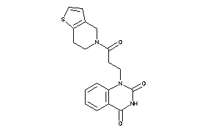 1-[3-(6,7-dihydro-4H-thieno[3,2-c]pyridin-5-yl)-3-keto-propyl]quinazoline-2,4-quinone