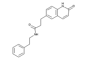 3-(2-keto-1H-quinolin-6-yl)-N-phenethyl-propionamide