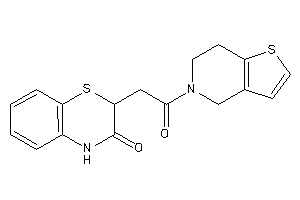 2-[2-(6,7-dihydro-4H-thieno[3,2-c]pyridin-5-yl)-2-keto-ethyl]-4H-1,4-benzothiazin-3-one