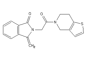 2-[2-(6,7-dihydro-4H-thieno[3,2-c]pyridin-5-yl)-2-keto-ethyl]-3-methylene-isoindolin-1-one