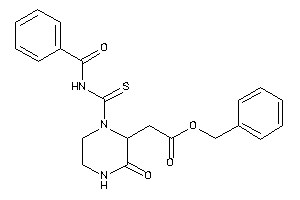 2-[1-(benzoylthiocarbamoyl)-3-keto-piperazin-2-yl]acetic Acid Benzyl Ester