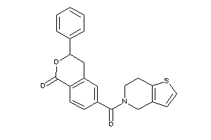 Image of 6-(6,7-dihydro-4H-thieno[3,2-c]pyridine-5-carbonyl)-3-phenyl-isochroman-1-one