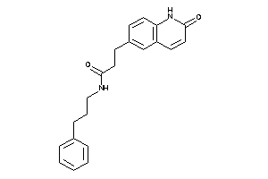 3-(2-keto-1H-quinolin-6-yl)-N-(3-phenylpropyl)propionamide