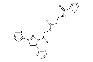 3-(2-thenoylamino)propionic Acid [2-[3,5-bis(2-thienyl)-2-pyrazolin-1-yl]-2-keto-ethyl] Ester