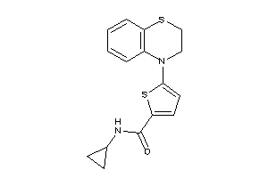 N-cyclopropyl-5-(2,3-dihydro-1,4-benzothiazin-4-yl)thiophene-2-carboxamide