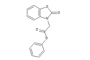 2-(2-keto-1,3-benzoxazol-3-yl)acetic Acid Phenyl Ester