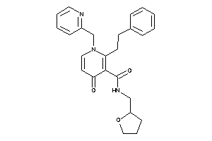 4-keto-2-phenethyl-1-(2-pyridylmethyl)-N-(tetrahydrofurfuryl)nicotinamide