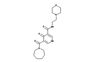 5-(azepane-1-carbonyl)-4-keto-N-(2-morpholinoethyl)-1H-pyridine-3-carboxamide