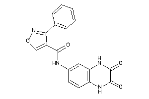 Image of N-(2,3-diketo-1,4-dihydroquinoxalin-6-yl)-3-phenyl-isoxazole-4-carboxamide