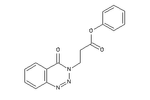 3-(4-keto-1,2,3-benzotriazin-3-yl)propionic Acid Phenyl Ester