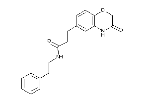 3-(3-keto-4H-1,4-benzoxazin-6-yl)-N-phenethyl-propionamide
