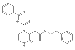 2-[1-(benzoylthiocarbamoyl)-3-keto-piperazin-2-yl]acetic Acid Phenethyl Ester