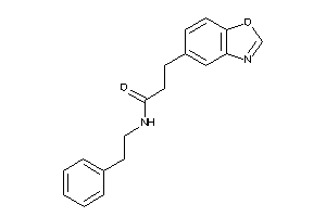 3-(1,3-benzoxazol-5-yl)-N-phenethyl-propionamide