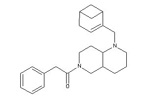 1-[1-(4-bicyclo[3.1.1]hept-3-enylmethyl)-2,3,4,4a,5,7,8,8a-octahydro-1,6-naphthyridin-6-yl]-2-phenyl-ethanone