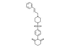 1-[4-(4-cinnamylpiperazino)sulfonylphenyl]piperidine-2,6-quinone