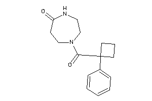 1-(1-phenylcyclobutanecarbonyl)-1,4-diazepan-5-one