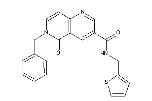 6-benzyl-5-keto-N-(2-thenyl)-1,6-naphthyridine-3-carboxamide