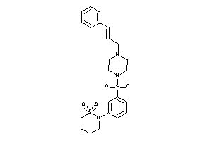 2-[3-(4-cinnamylpiperazino)sulfonylphenyl]thiazinane 1,1-dioxide