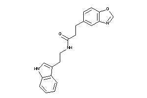 3-(1,3-benzoxazol-5-yl)-N-[2-(1H-indol-3-yl)ethyl]propionamide