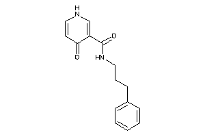 4-keto-N-(3-phenylpropyl)-1H-pyridine-3-carboxamide