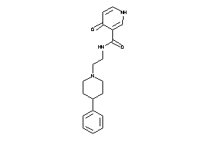 4-keto-N-[2-(4-phenylpiperidino)ethyl]-1H-pyridine-3-carboxamide