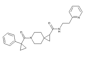 6-(1-phenylcyclopropanecarbonyl)-N-[2-(2-pyridyl)ethyl]-6-azaspiro[2.5]octane-2-carboxamide