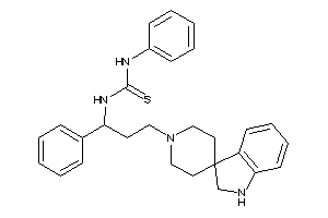 1-phenyl-3-(1-phenyl-3-spiro[indoline-3,4'-piperidine]-1'-yl-propyl)thiourea