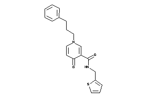 4-keto-1-(3-phenylpropyl)-N-(2-thenyl)nicotinamide