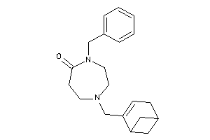 4-benzyl-1-(4-bicyclo[3.1.1]hept-3-enylmethyl)-1,4-diazepan-5-one