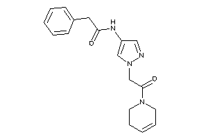 N-[1-[2-(3,6-dihydro-2H-pyridin-1-yl)-2-keto-ethyl]pyrazol-4-yl]-2-phenyl-acetamide