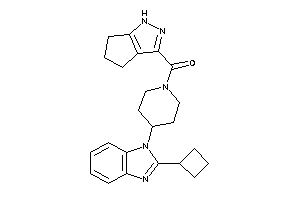 [4-(2-cyclobutylbenzimidazol-1-yl)piperidino]-(1,4,5,6-tetrahydrocyclopenta[c]pyrazol-3-yl)methanone