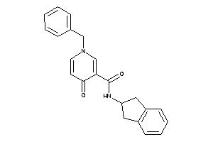 1-benzyl-N-indan-2-yl-4-keto-nicotinamide