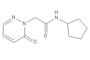 N-cyclopentyl-2-(6-ketopyridazin-1-yl)acetamide