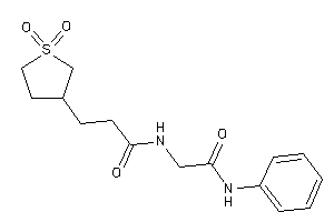 N-(2-anilino-2-keto-ethyl)-3-(1,1-diketothiolan-3-yl)propionamide