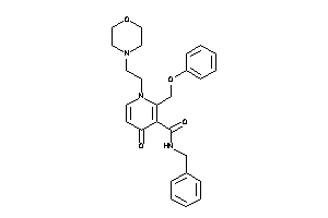 N-benzyl-4-keto-1-(2-morpholinoethyl)-2-(phenoxymethyl)nicotinamide