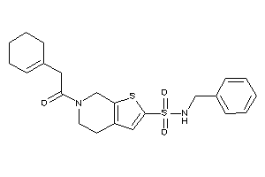 N-benzyl-6-(2-cyclohexen-1-ylacetyl)-5,7-dihydro-4H-thieno[2,3-c]pyridine-2-sulfonamide