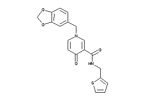 4-keto-1-piperonyl-N-(2-thenyl)nicotinamide