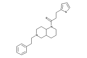 1-(6-phenethyl-2,3,4,4a,5,7,8,8a-octahydro-1,6-naphthyridin-1-yl)-3-(2-thienyl)propan-1-one