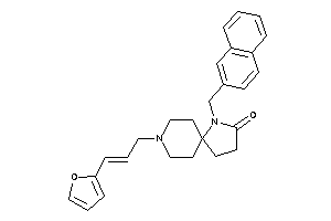 8-[3-(2-furyl)allyl]-4-(2-naphthylmethyl)-4,8-diazaspiro[4.5]decan-3-one