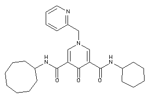 N-cyclohexyl-N'-cyclooctyl-4-keto-1-(2-pyridylmethyl)dinicotinamide