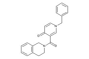 1-benzyl-3-(3,4-dihydro-1H-isoquinoline-2-carbonyl)-4-pyridone