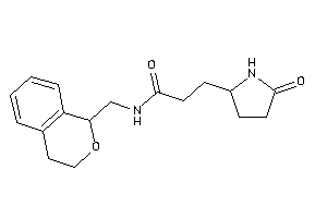 Image of N-(isochroman-1-ylmethyl)-3-(5-ketopyrrolidin-2-yl)propionamide