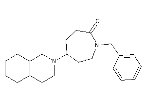 5-(3,4,4a,5,6,7,8,8a-octahydro-1H-isoquinolin-2-yl)-1-benzyl-azepan-2-one