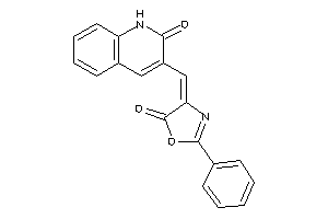 4-[(2-keto-1H-quinolin-3-yl)methylene]-2-phenyl-2-oxazolin-5-one