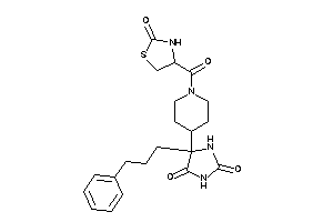 5-[1-(2-ketothiazolidine-4-carbonyl)-4-piperidyl]-5-(3-phenylpropyl)hydantoin